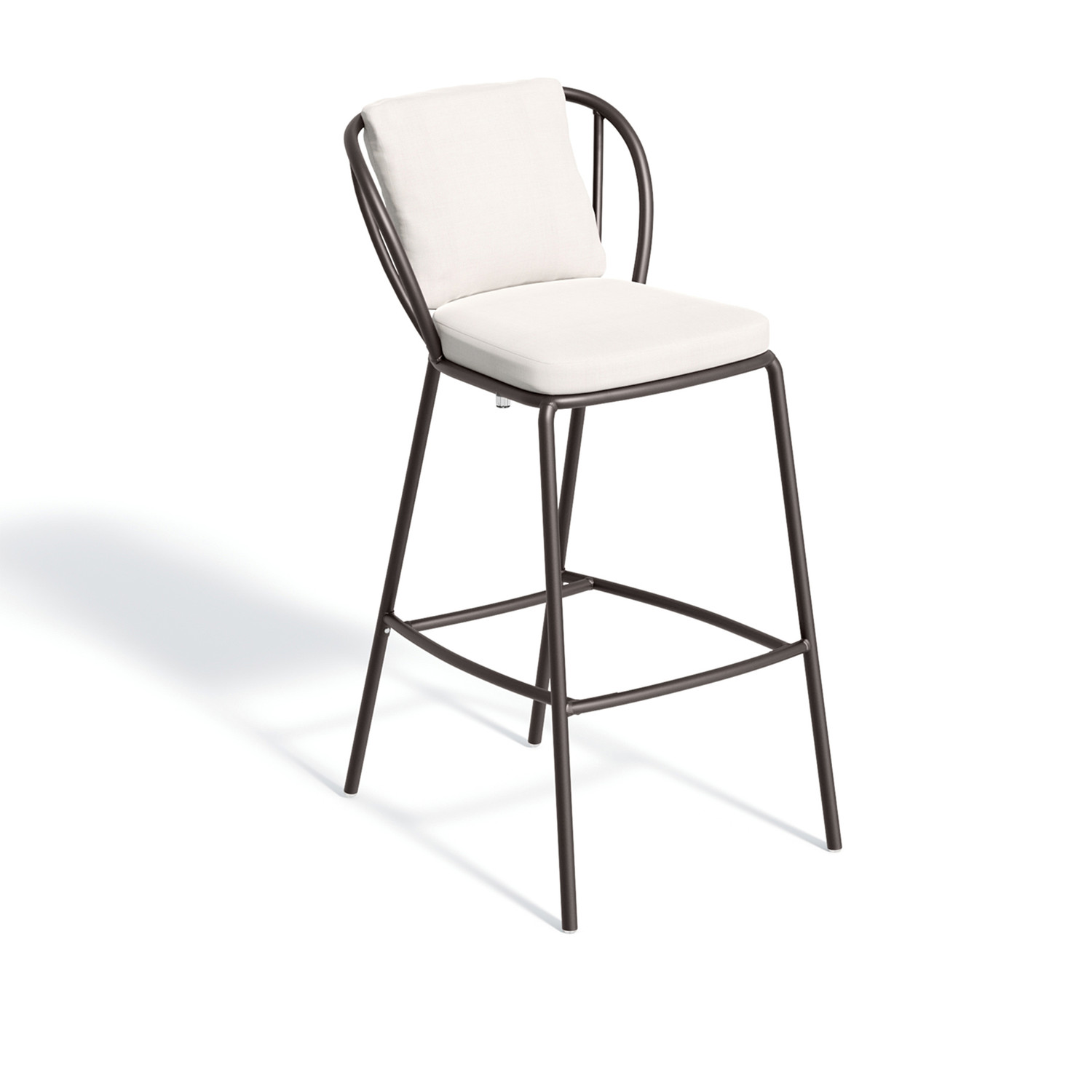 Malti Bar Chair - Bliss Linen with Carbon
