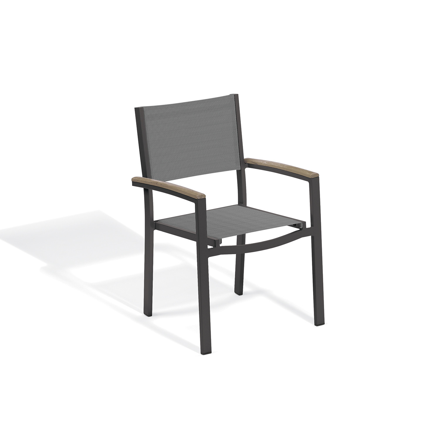 Travira Sling Armchair - Titanium with Vintage Tekwood and Carbon