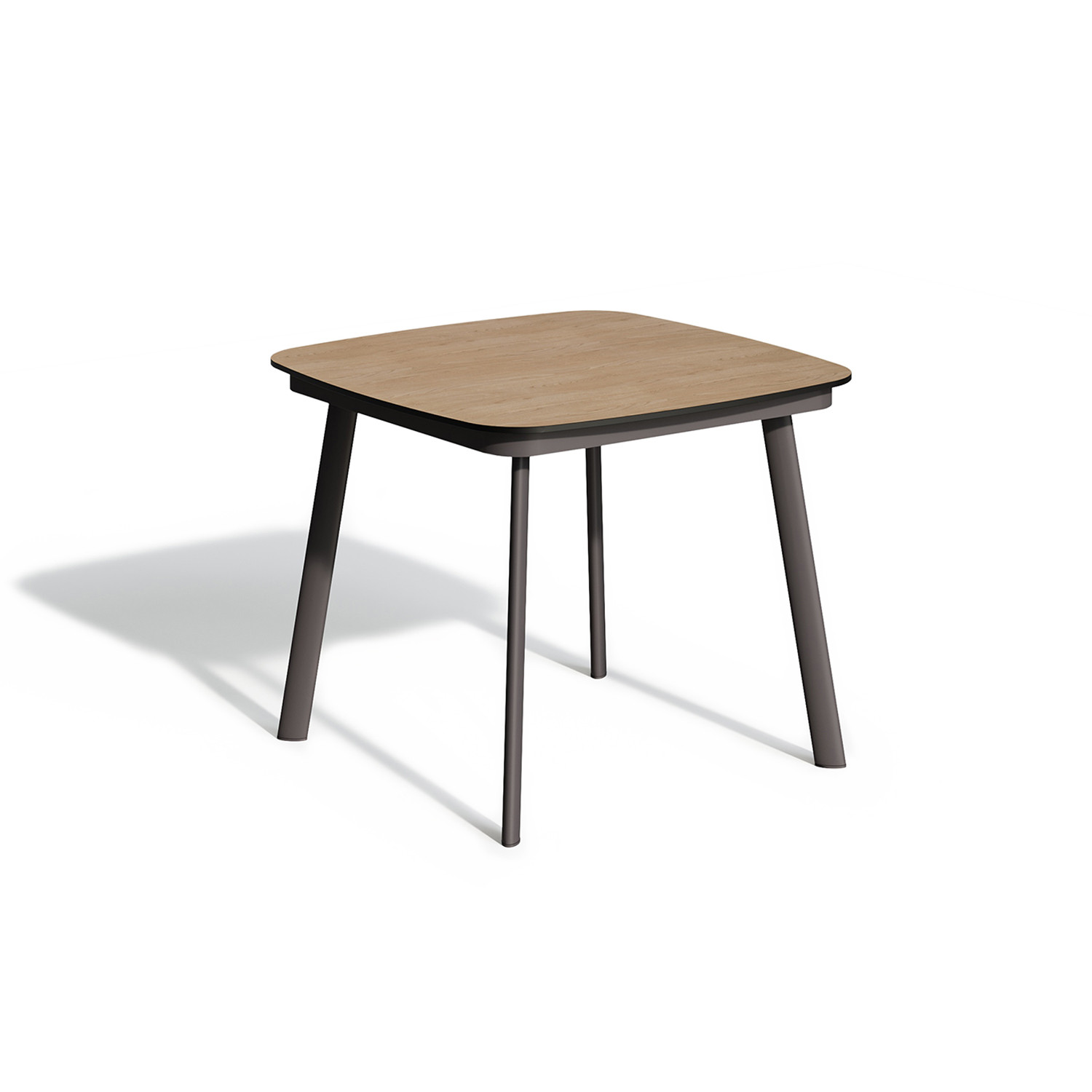 Eiland 36" Square Dining Table - Enigma with Carbon