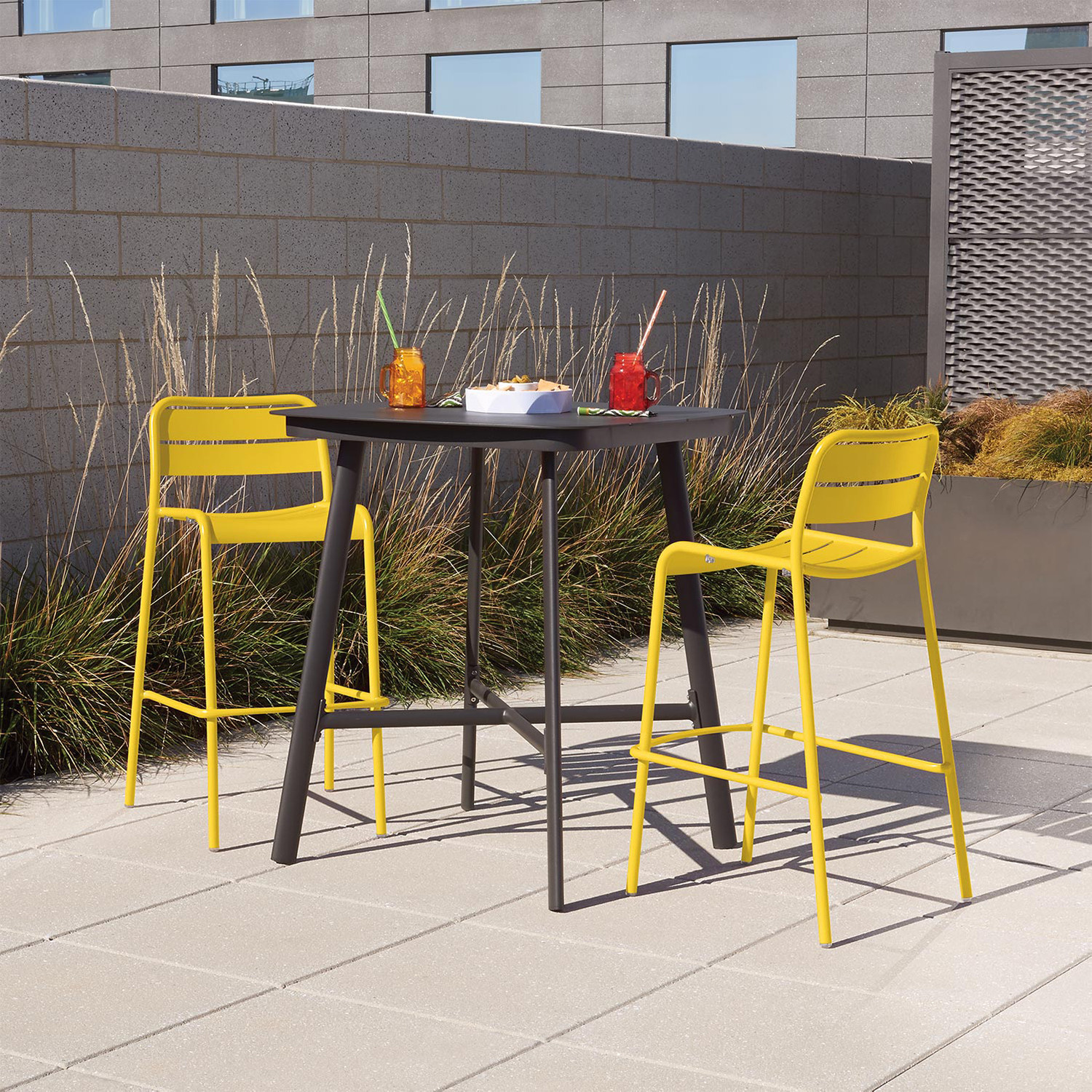 Kapri 3-Piece Square 36" Bar Set