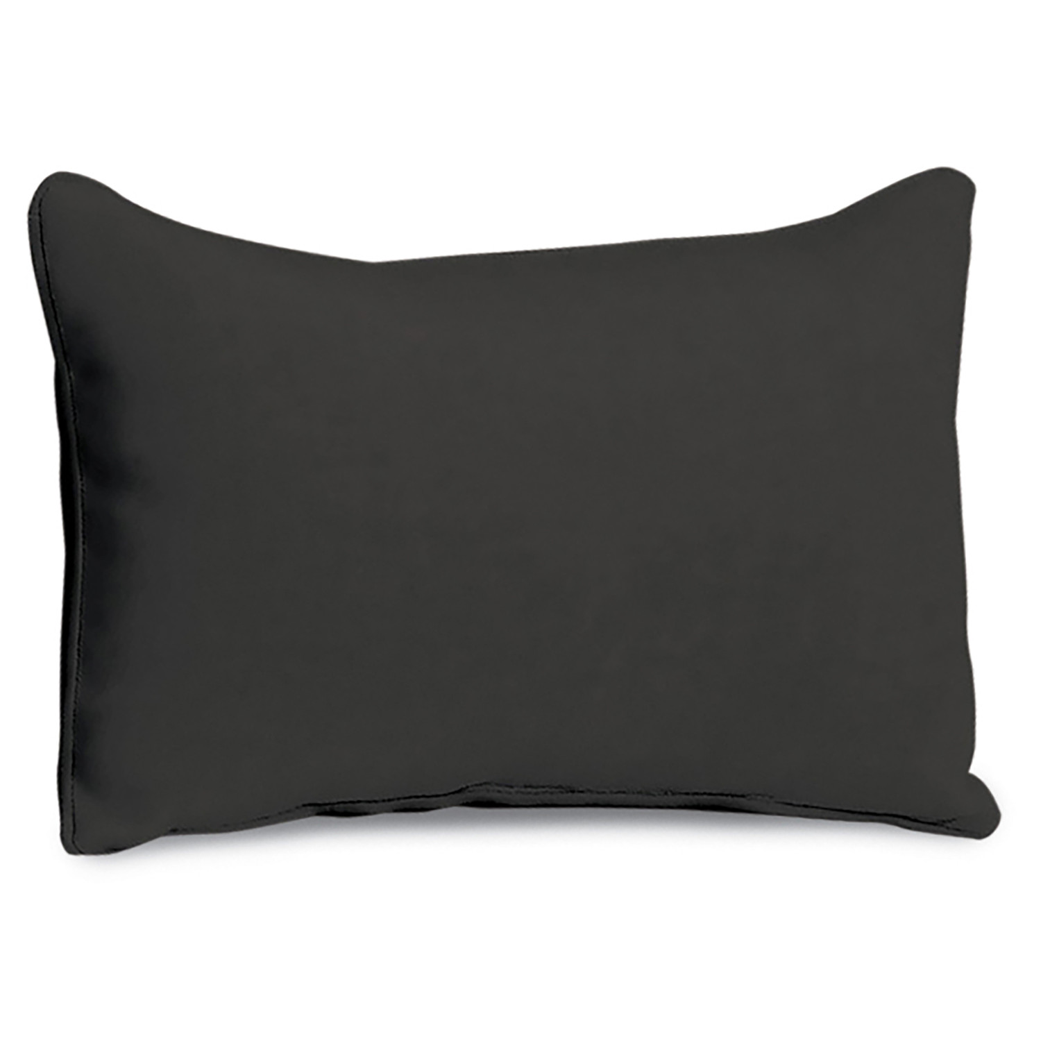 22" Lumbar Pillow - Jet Black