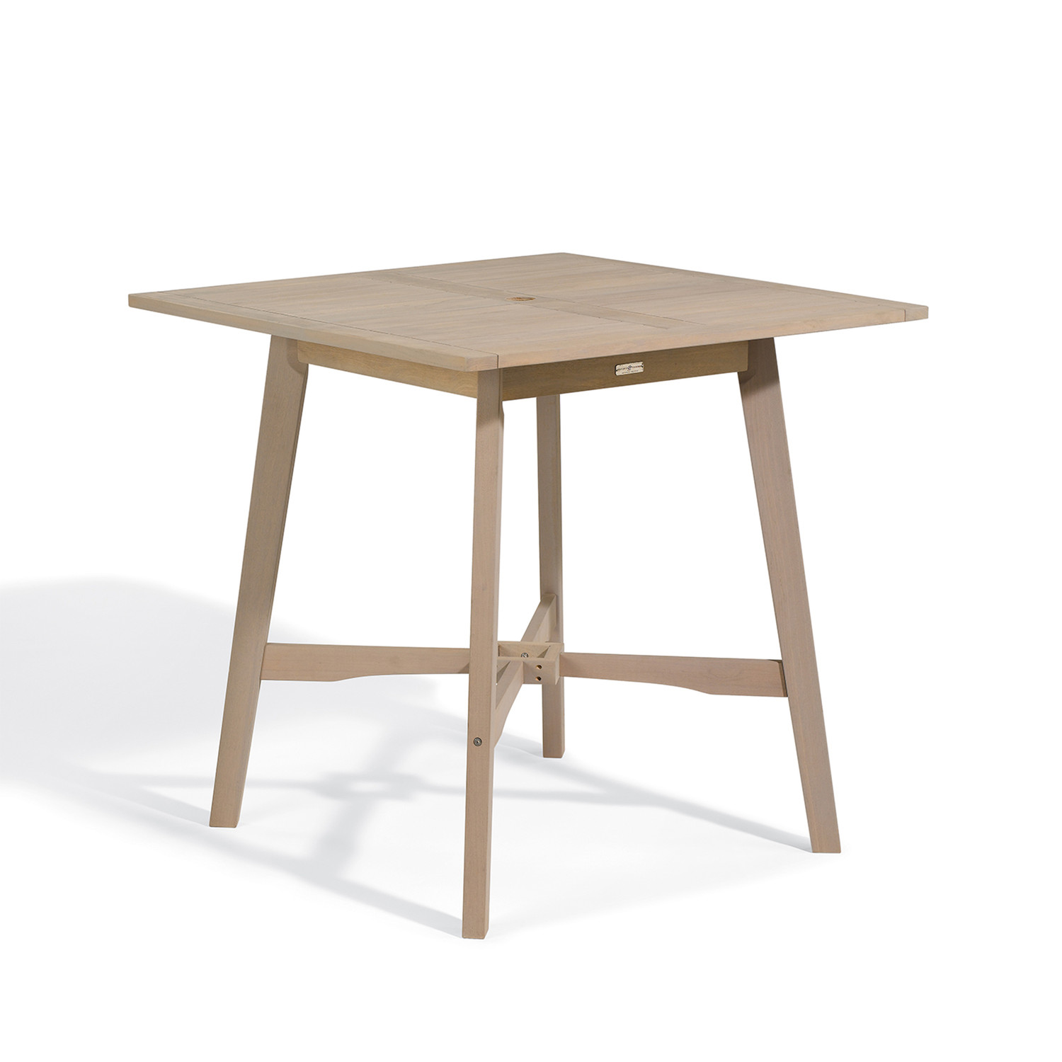 Wexford 42" Wooden Square Bar Table - Grigio