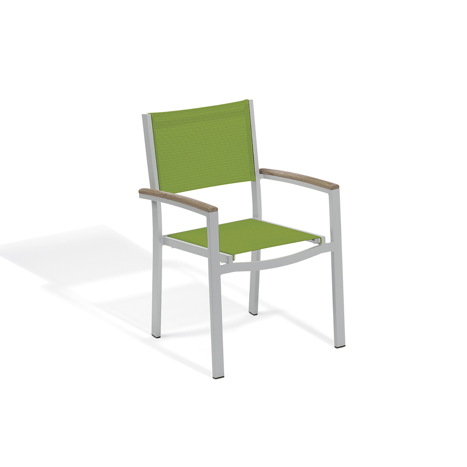 Travira Sling Armchair - Go Green with Vintage Tekwood and Flint