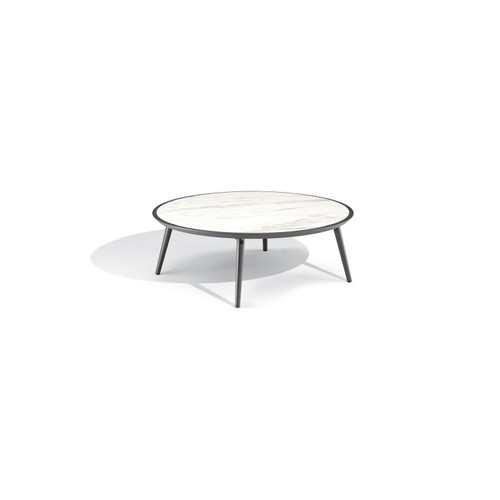 Nette Coffee Table - Bianco with Carbon