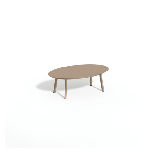 Eiland All-Aluminum Coffee Table - Taupe