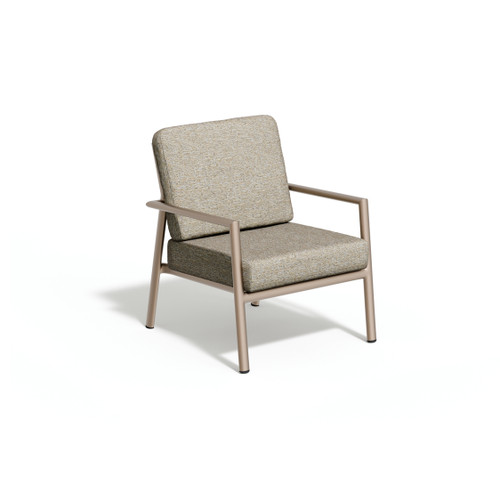 Eiland Cushioned Club Chair - Mainstreet Dove with Taupe
