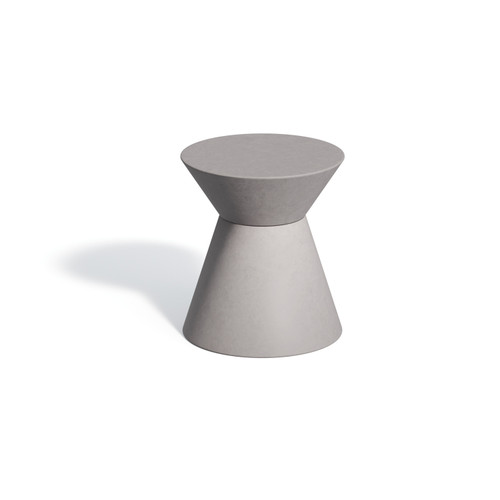 Palo Drum End Table - Iron