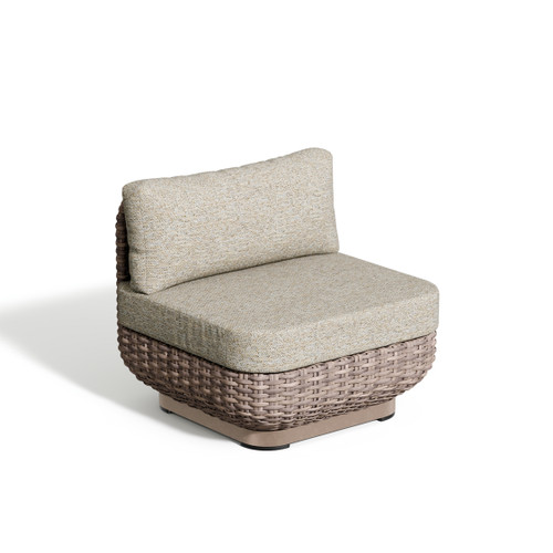 Nomi Modular Side Chair - Greige with Mainstreet Dove and Taupe