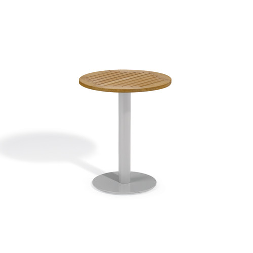 Travira 24" Round Bistro Table - Natural with Flint