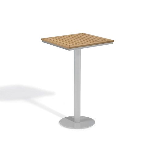 Travira 26" Square Bar Table - Tekwood