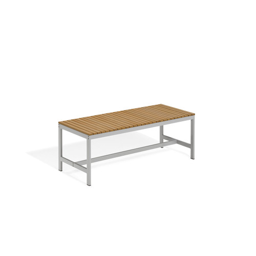 Travira 4' Backless Bench - Natural with Flint