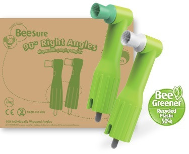 Cranberry BE602RA BeeSure Disposable Prophy Angle Soft Cup Green 100/Pk