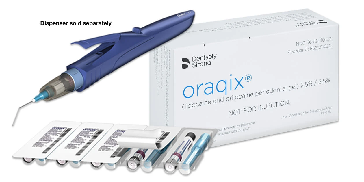 Dentsply Oraqix Periodontal Gel 2.5%/2.5%