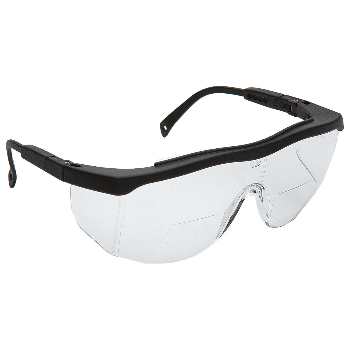 Bifocal Safety Glasses w/2.5 Diopters