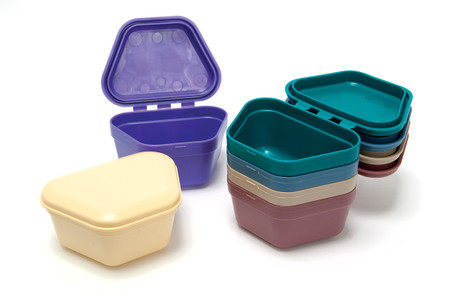 Quala Denture Boxes, Assorted Colors
