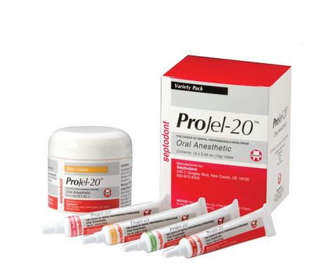 Septodont Projel-20 Topical Anesthetic Gel