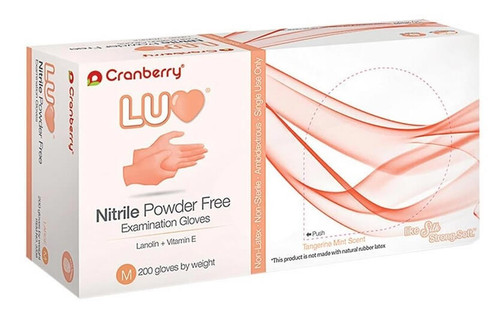 Cranberry Luv Nitrile PF Exam Gloves