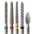 Axis NTI FG Diamond Burs - Coarse, Medium, & Fine