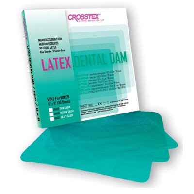 Crosstex Latex Dental Dams