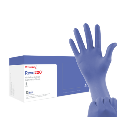 Cranberry R200 PF Nitrile Exam Gloves