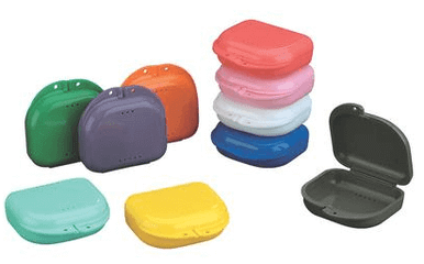 Boîtes De Rangement Pour Gouttières Dentaires Plasdent CR2000 Chroma - 12 Unités Bleues - Neuf