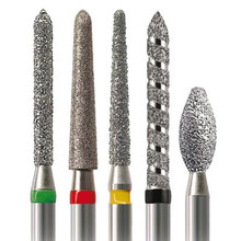 Axis NTI FG Diamond Burs - Coarse, Medium, & Fine