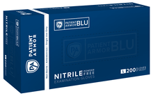 Patient Armor Blu Nitrile Exam Gloves