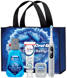 Crest & Oral-B iO Gingivitis System Electric Toothbrush Bundle 