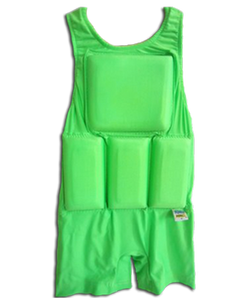 Aquaforce Boys Flotation Aqua Force-Neon Green w/Zipper