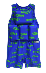 My Pool Pal Boys Flotation Swimsuit - Fish Bones My Pool Pal Boys Flotation Swimsuit - Fish Bones