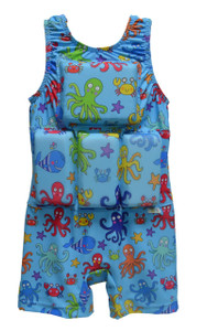 Floaty Suit Boys Flotation Swimsuit - Squidley - Small Only Floaty Suit Boys Flotation Swimsuit - Squidley - Small Only