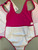 Kes-Vir Girls Incontinence Wrap Over One Piece Waterfall Swimsuit w/Built-in Swim Diaper - Turquoise