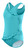 Kes-Vir Girls Incontinence Wrap Over One Piece Waterfall Swimsuit w/Built-in Swim Diaper - Turquoise