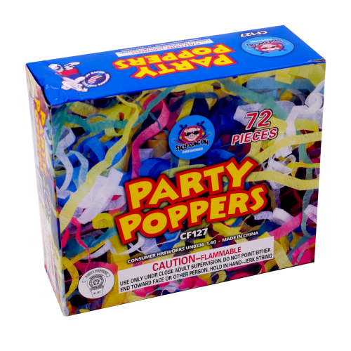 Party Popper Box of 72