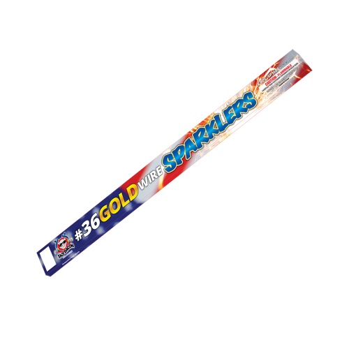 #36 Gold Sparklers Wire (4/6/8)