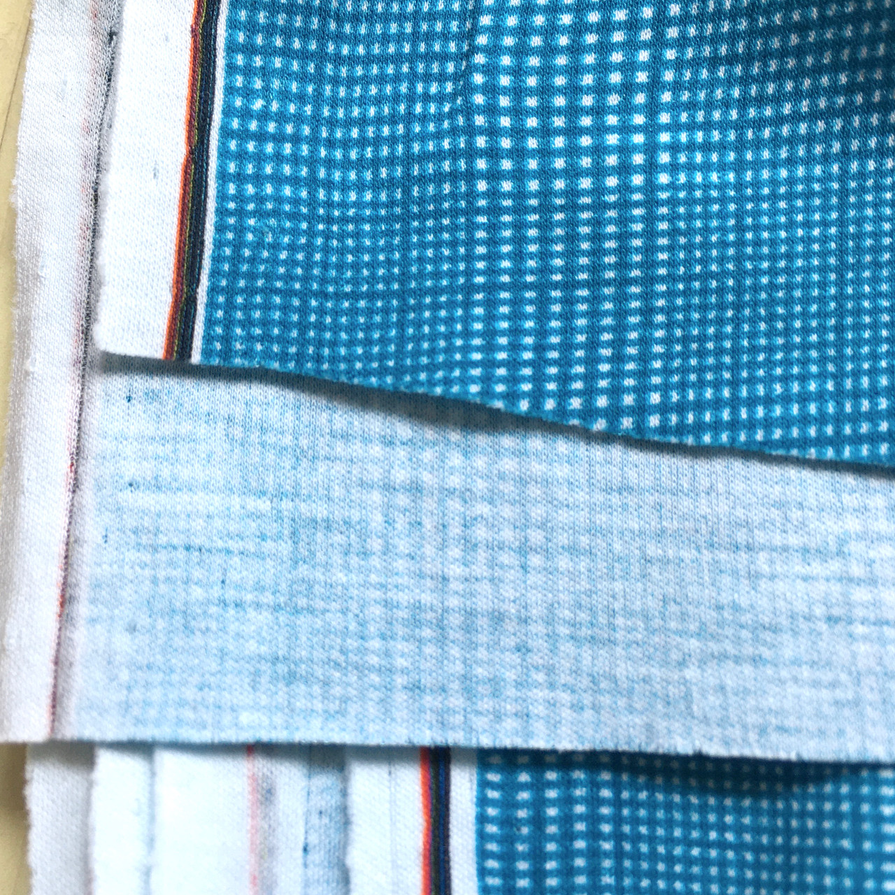 Mercerised cotton interlock sample prints (1) 149-161gsm, by piece ...