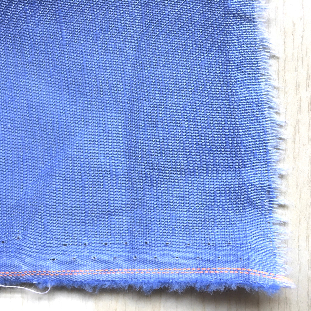 Periwinkle Linen 134gsm periwinkle blue linen cotton, by metre - WiththeWeave