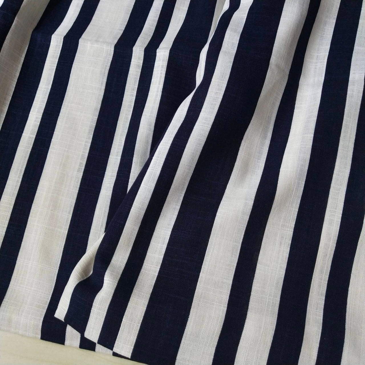 Navy/White Irregular Stripe Seersucker Suit
