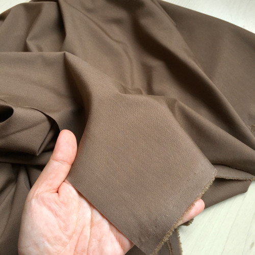 Tencel nylon ponte mocha brown 215gsm, last 1.1m
