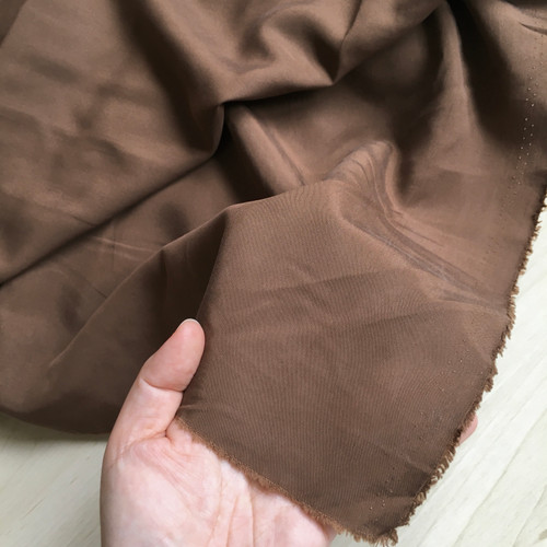 135gsm tencel walnut brown, by metre