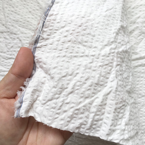 131gsm cotton linen seersucker, last 1.2m