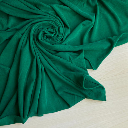 Emerald lyocell blend stretch interlock 200gsm, by metre Emerald lyocell blend stretch interlock 200gsm, by metre