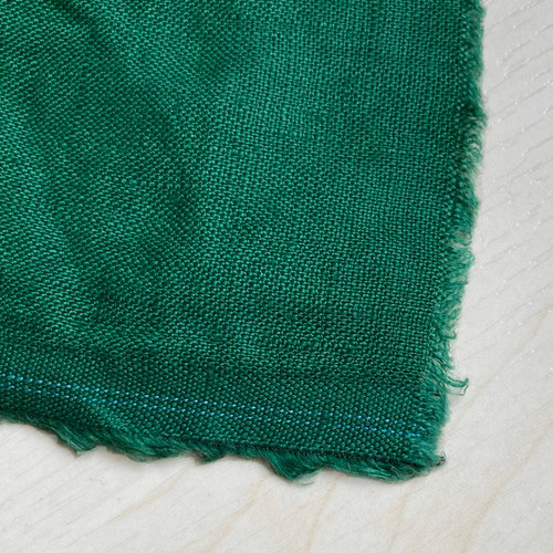 158gsm emerald green linen (stiff), by metre