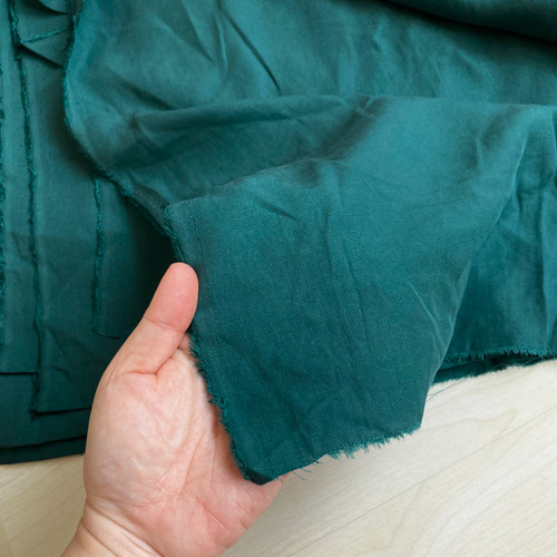 164gsm pine green tencel linen, by metre