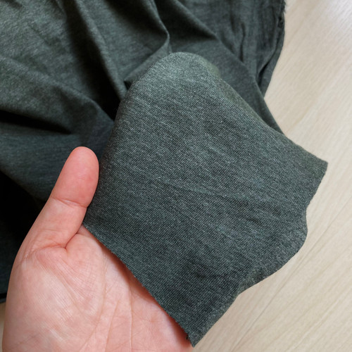 Cotton jersey heather forest 170gsm, by metre