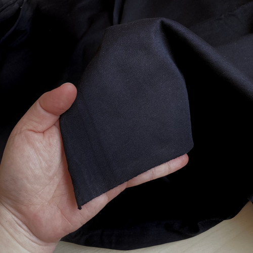 Cotton jersey black 170gsm, last 1.2m