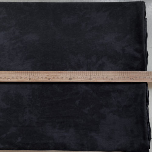 Cotton jersey ash black 225gsm, by metre