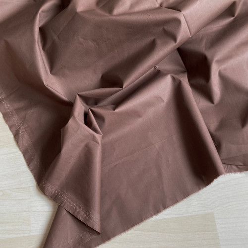 105gsm brown waxy cotton, by metre