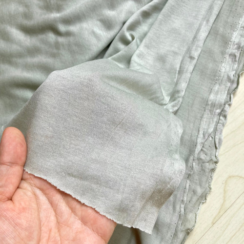 PREVIEW Rayon jersey sage green 110gsm, by metre
