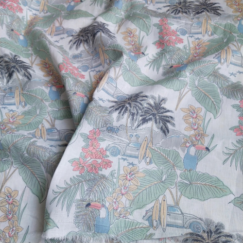 148gsm tropical holiday linen, last piece